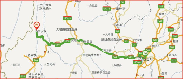 昆明到怒江长途搬家线路地图.png